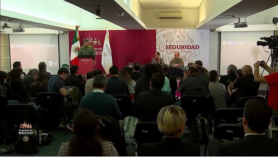 Conferencia de prensa del Gabinete de Seguridad