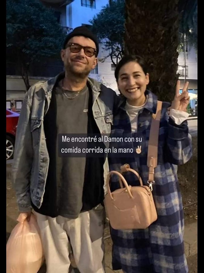 Captan a Damon Albarn en la CDMX