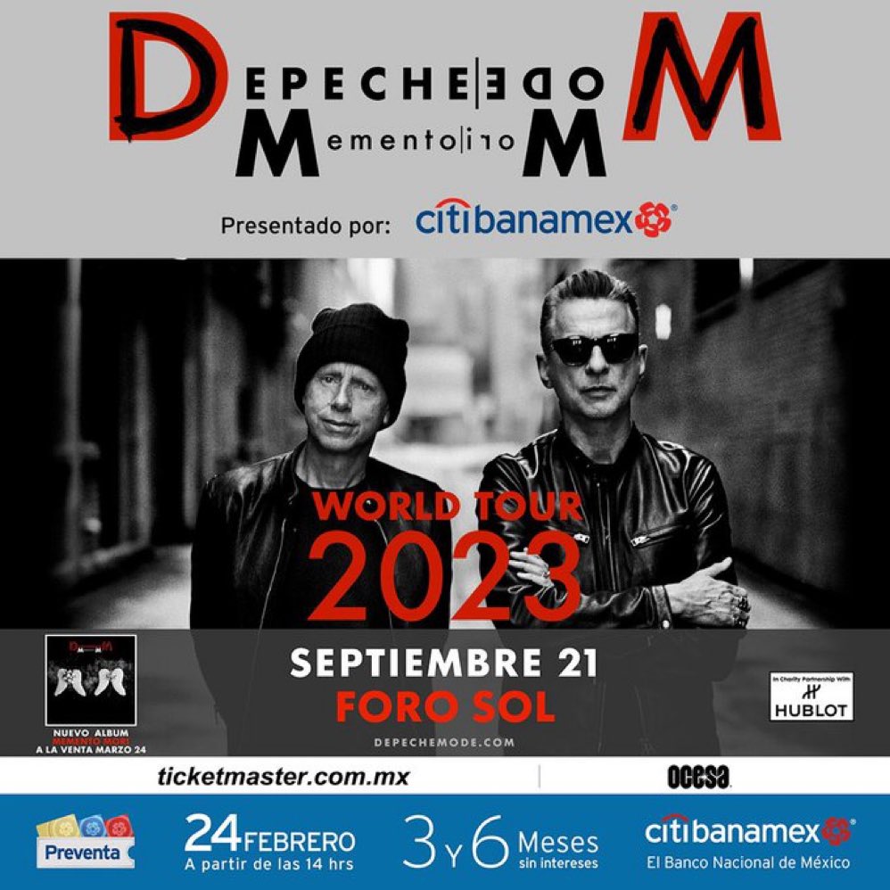 ¡Depeche Mode regresa a México!