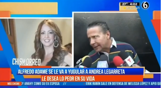 Alfredo Adame habla sobre la separación de Andrea Legarreta y Erik Rubin