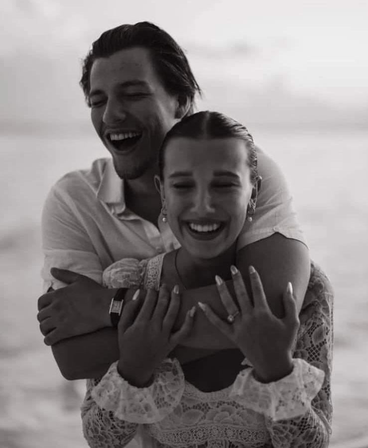 Millie Bobby Brown anuncia compromiso con Jake Bongiovi