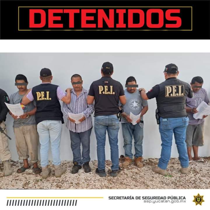 Detienen a 4 personas por homicidio en Oxkutzcab; usaron pistola .22 «hechiza»