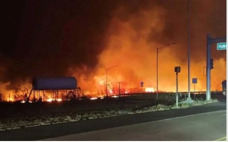 Arden destinos turísticos en Hawái.