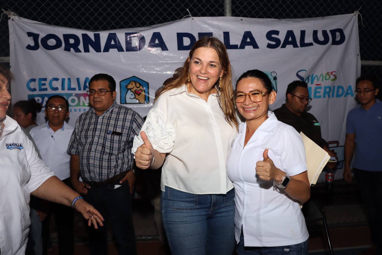 Cecilia Patrón hace equipo por Mérida para acercar la salud
