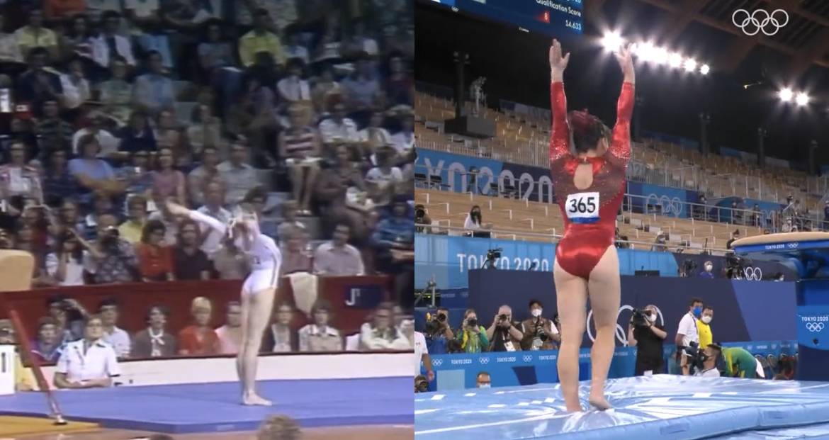 Comparan a Alexa Moreno con Nadia Comaneci en un video publicado por Comité Olímpico