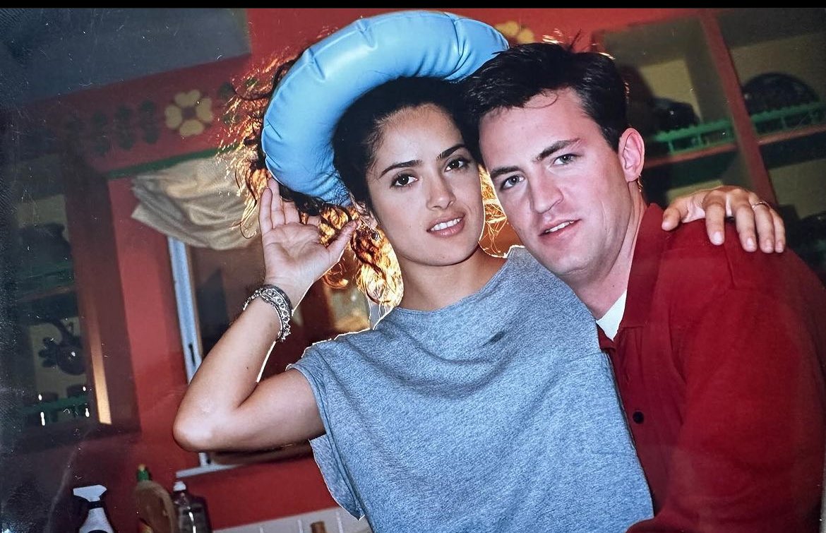 Salma Hayek se despide de Matthew Perry
