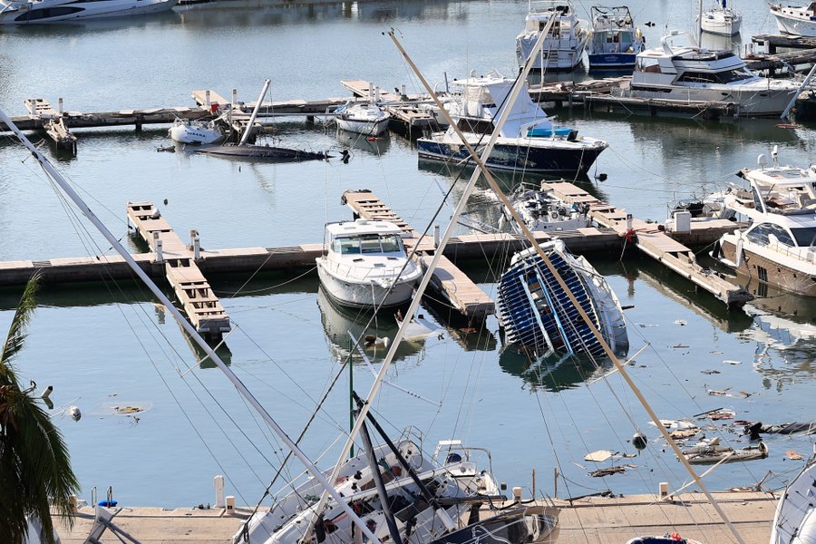 Suman 46 muertos por huracán Otis en Guerrero