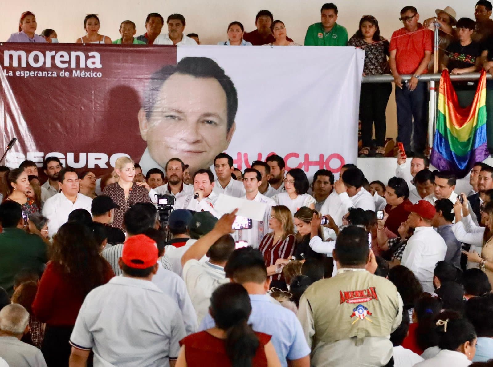 “Huacho” Díaz Mena y Verónica Camino