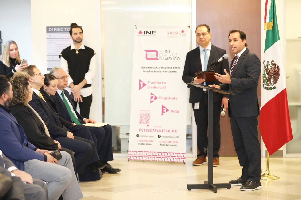 El Gobernador Mauricio Vila Dosal se reúne en Washington D.C. con empresarios del sector turístico y yucatecos que viven en Estados Unidos