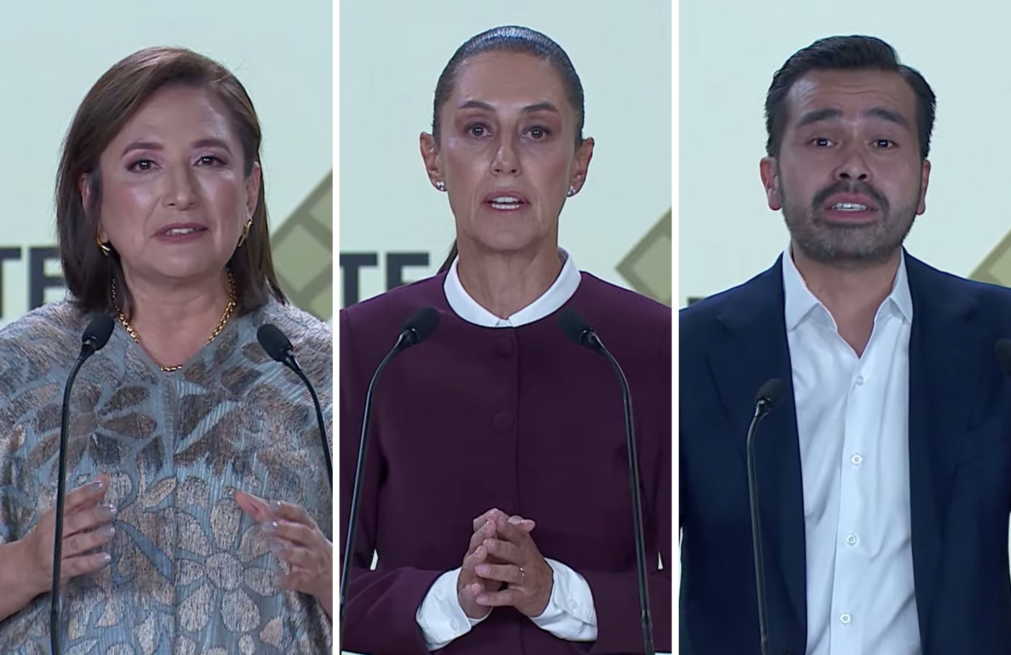 Durante el segundo debate presidencial, se reportaron fallas técnicas del INE