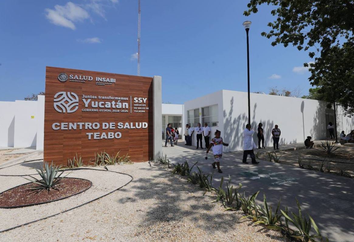 Los habitantes de Teabo ahora cuentan con renovadas instalaciones en el Centro de Salud