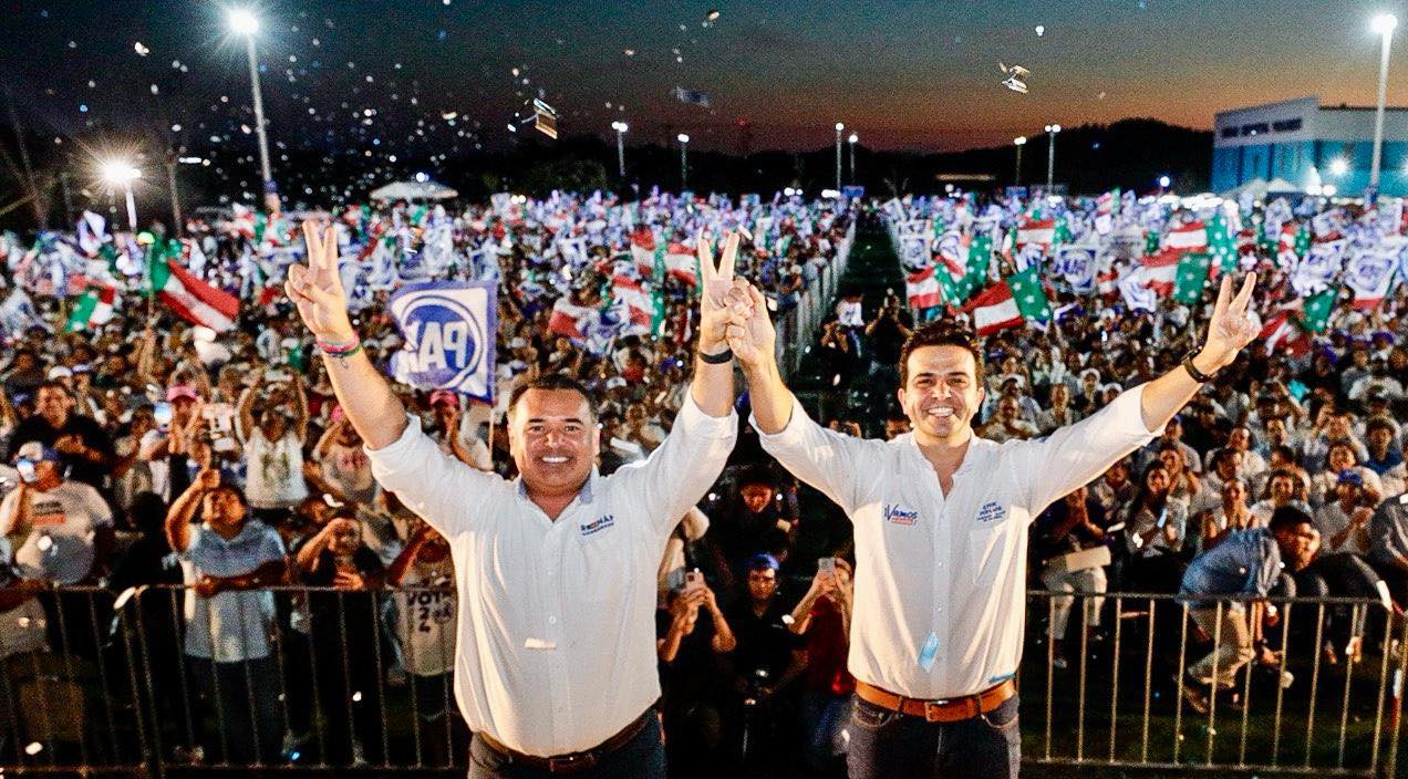 Renán Barrera cierra campaña con masivo respaldo de las y los yucatecos
