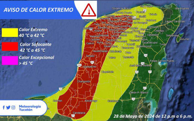 Calor sofocante para la tarde de hoy.