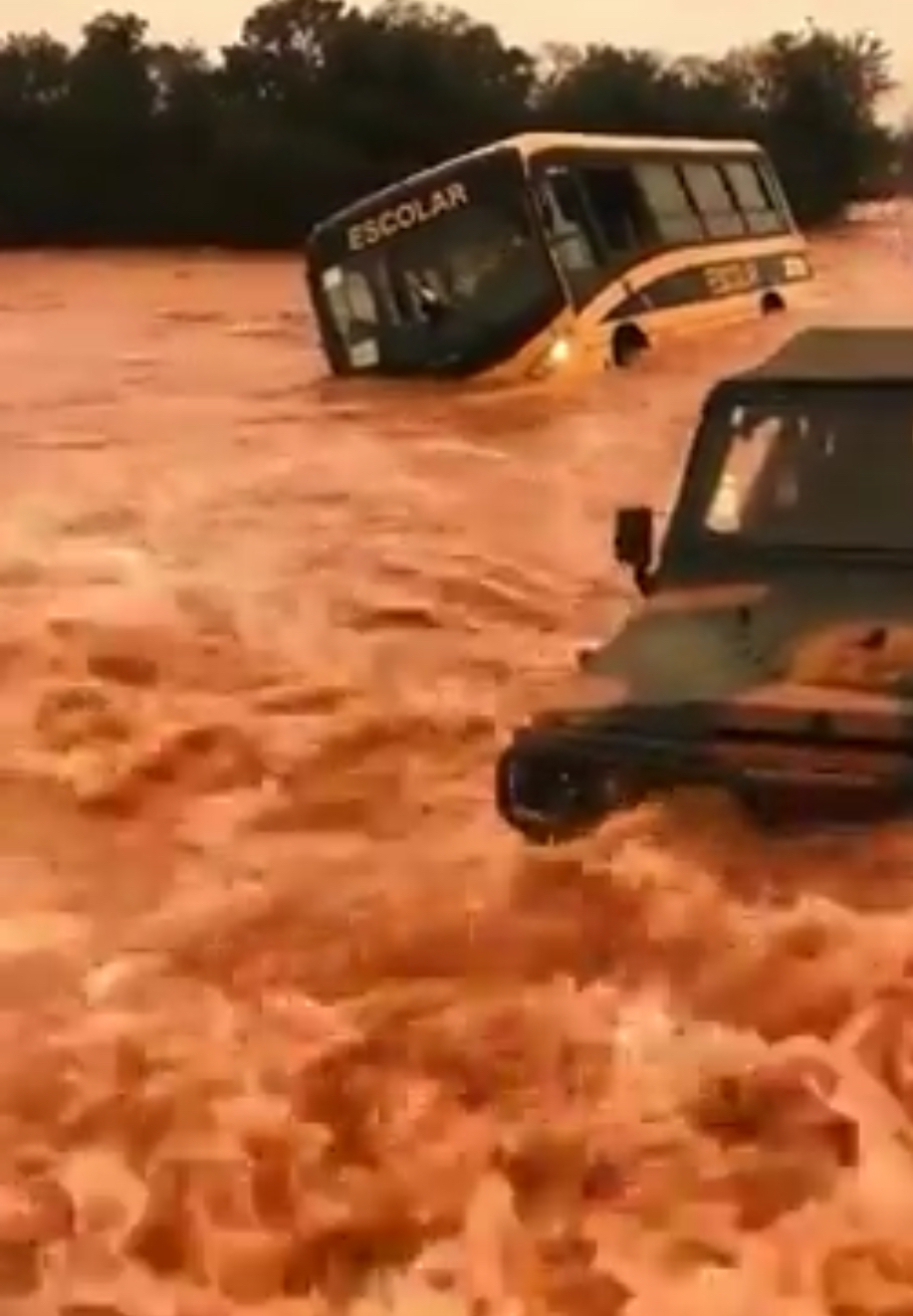 Fuertes inundaciones en Brasil