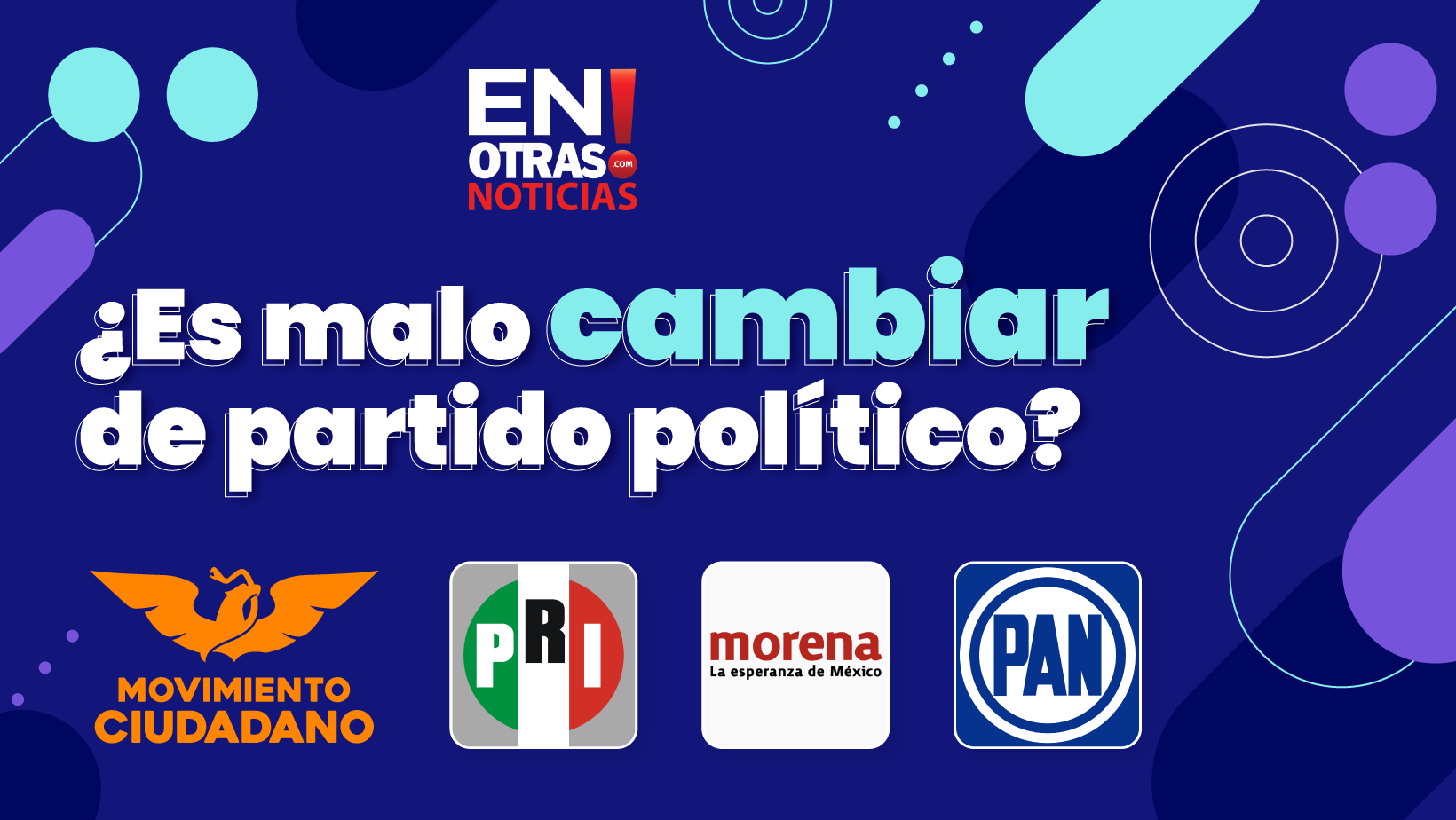¿Es malo cambiar de partido político?