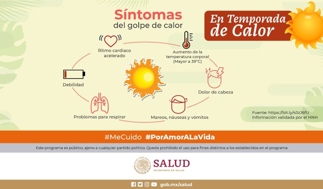 Síntomas de un golpe de calor o insolación y como prevenir.
