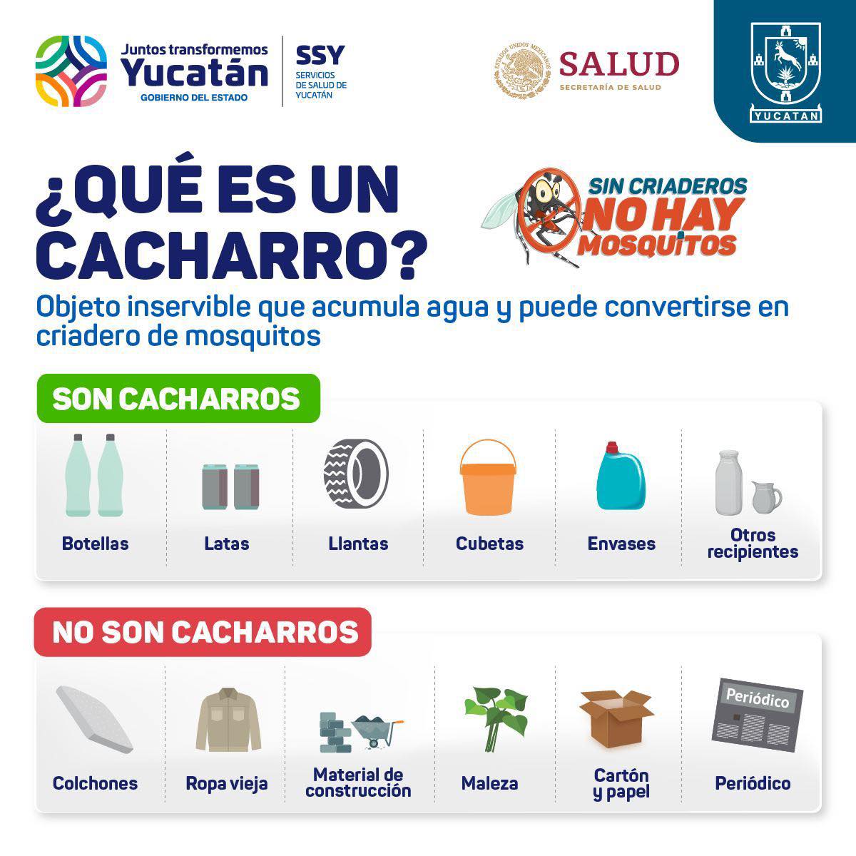 SSY exhorta a la ciudadanía a evitar sacar colchones y basura durante jornada de descacharrización