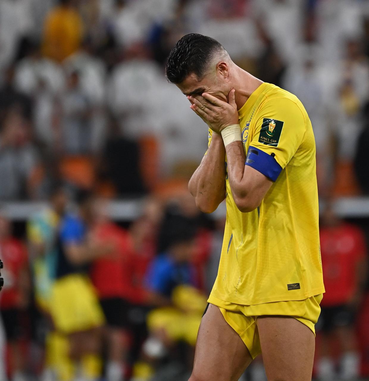 Cristiano Ronaldo lloró tras perder la final con el Al Nassr