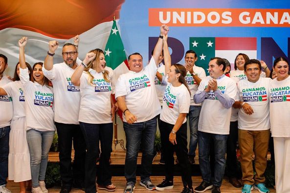 Renan Barrera declara contundente triunfo electoral de Yucatán