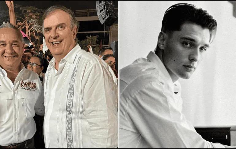 Ebrard “cacha” a Peso Pluma de inspirarse en él