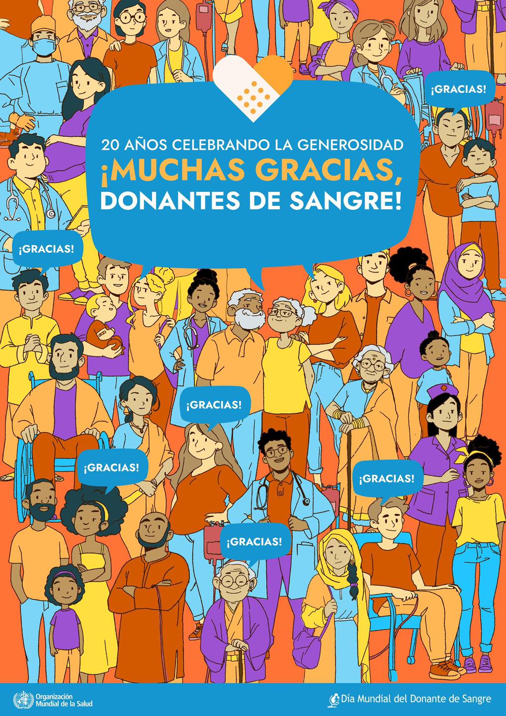 Hoy es Día Mundial del Donante de Sangre 2024.