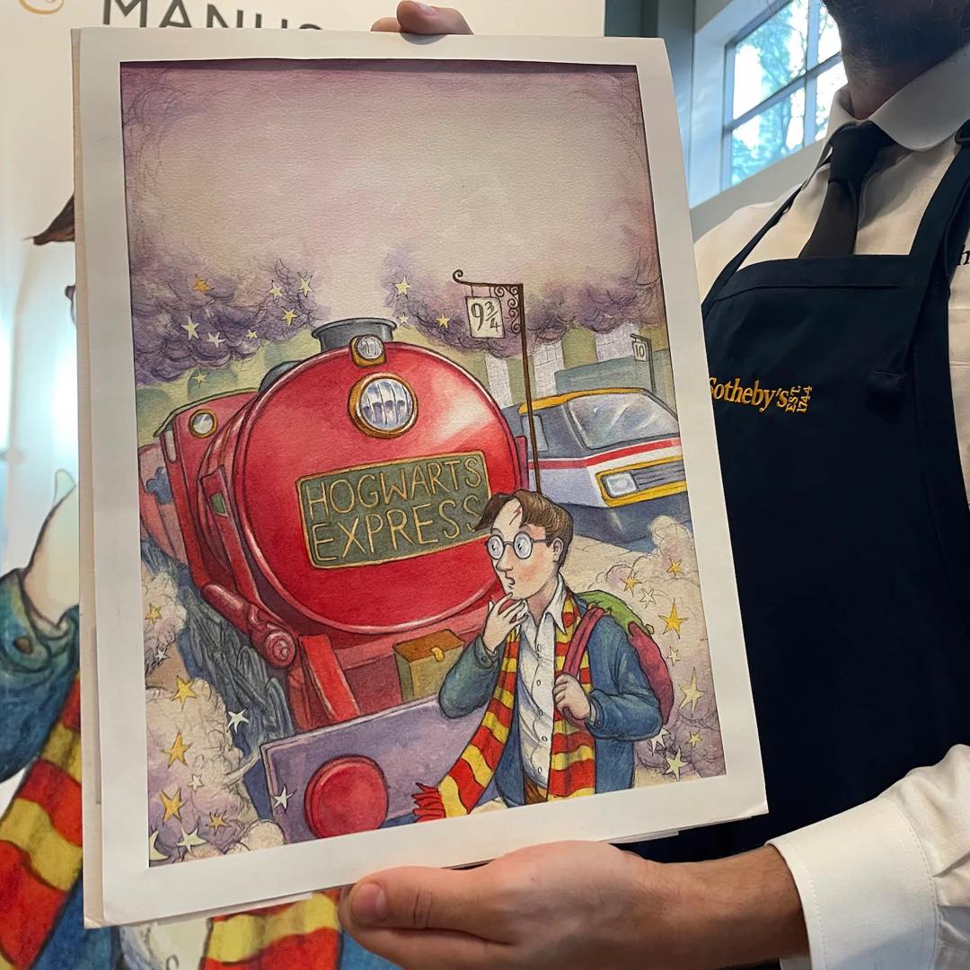 La primera imagen de Harry Potter se subasta a un precio récord