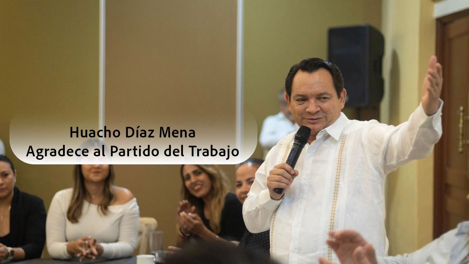 Huacho Díaz Mena agradece al PT