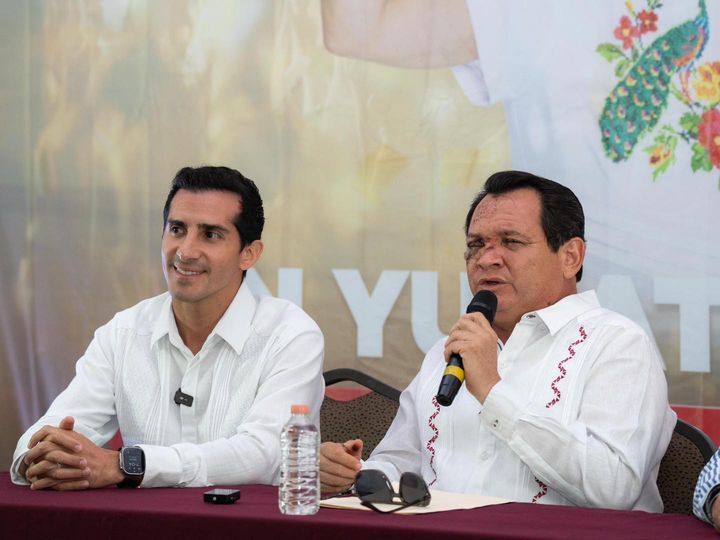 Anuncia Rommel Pacheco su ventaja en la contienda