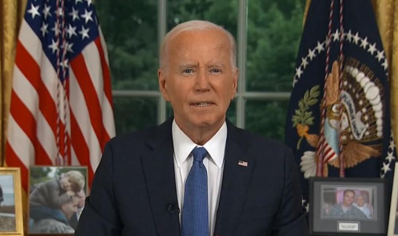 Biden se dirige a la nación tras abandonar la carrera presidencial
