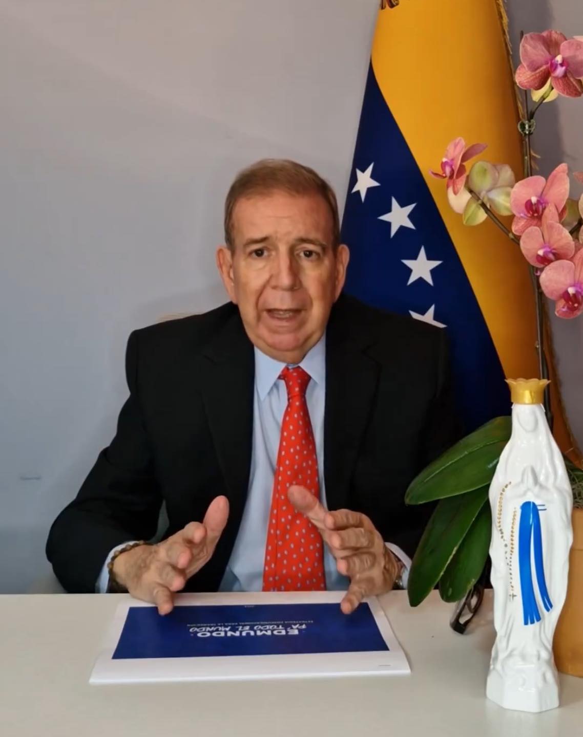 Edmundo González exigió al régimen de Maduro reconocer los resultados del 28 de julio y “no demorar más una transición en paz”
