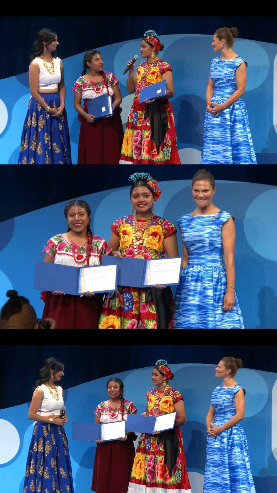 Jóvenes mexicanas ganan el Diploma de Excelencia en el Premio Mundial Juvenil del Agua 2024.