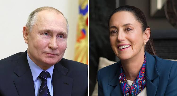 México invita al presidente ruso, Vladimir Putin, a la toma de protesta de Claudia Sheinbaum