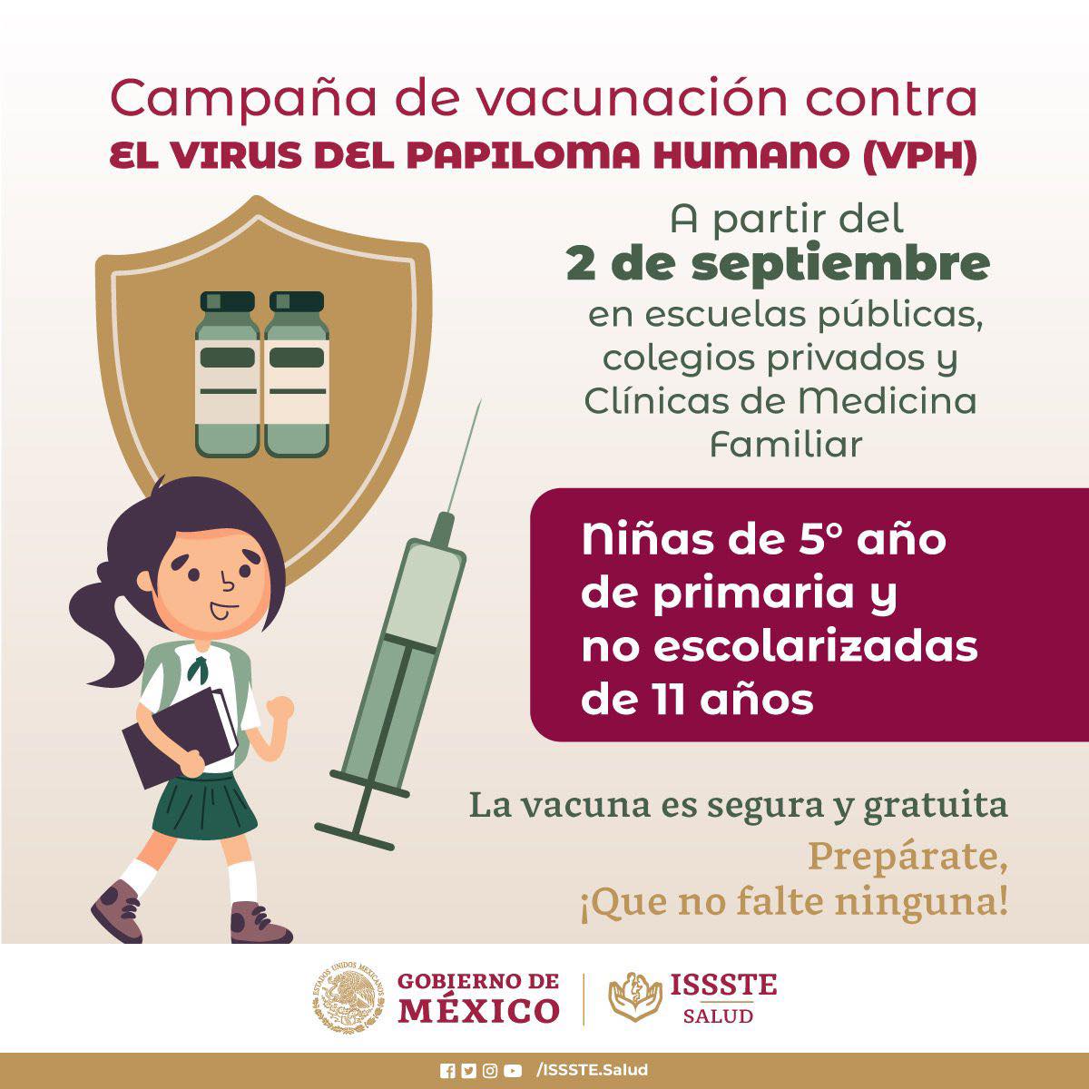 Campaña Nacional de Vacunación contra el Virus del Papiloma Humano