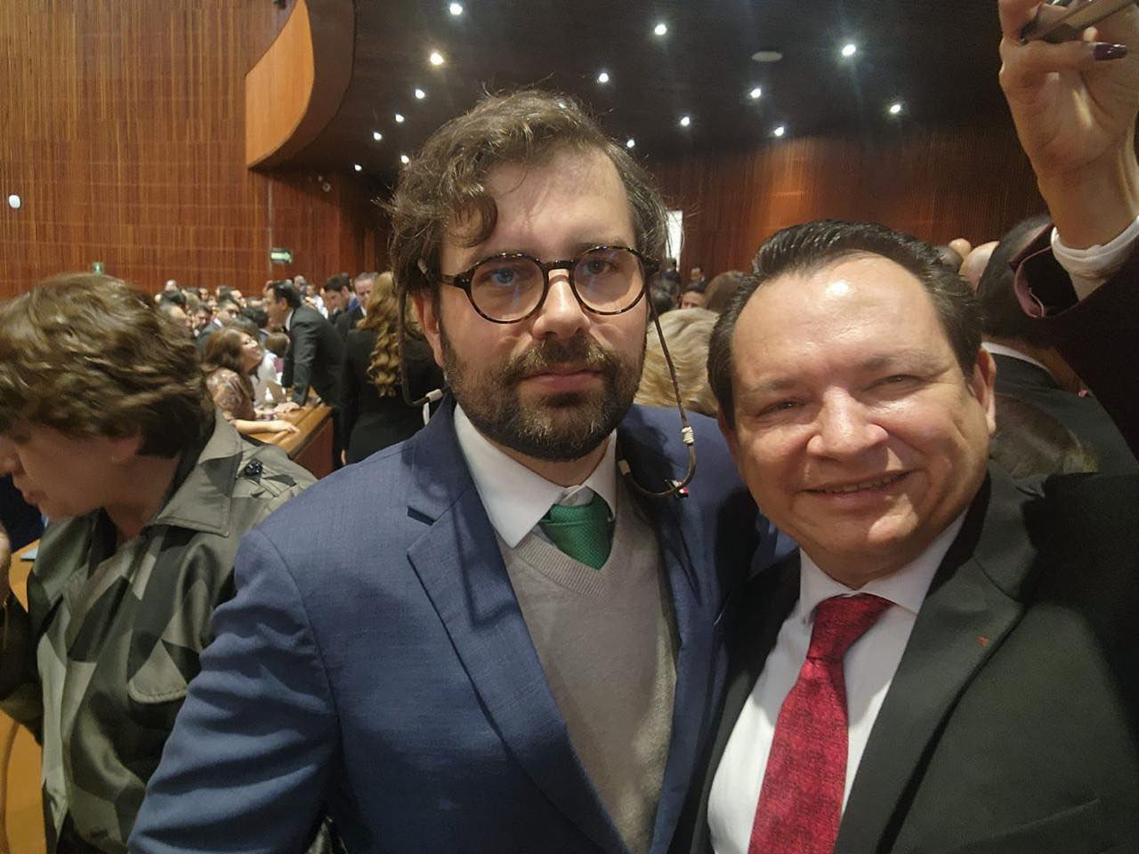 Acompaña Díaz Mena a Claudia Sheinbaum a rendir protesta como Presidenta de México