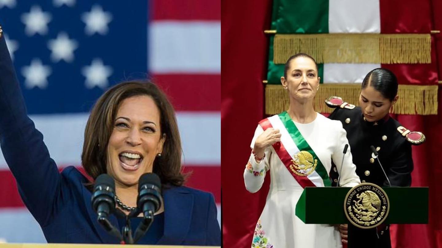 Kamala Harris felicita a Sheinbaum tras asumir presidencia
