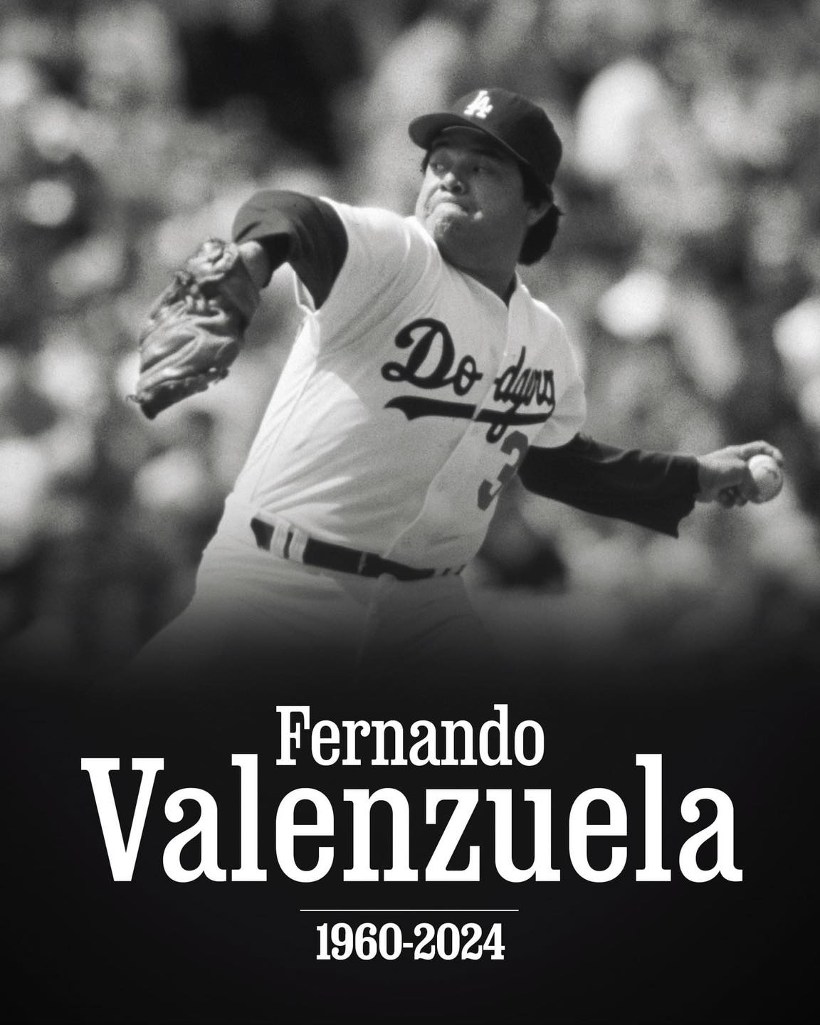 Fallece Fernando ‘Toro’ Valenzuela, un ex grande de los Dodgers,a los 63 años de edad.