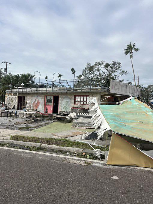 Huracán Milton: caos y devastación
