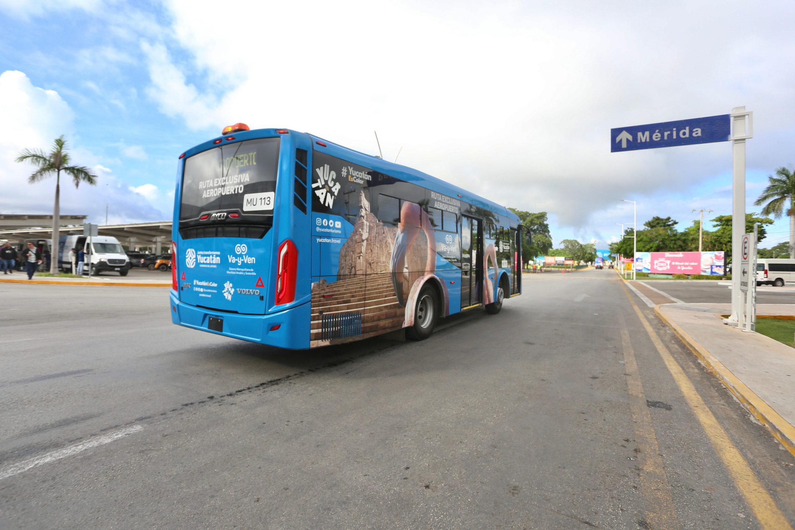 Se cumplen 2 años de la Ruta Aeropuerto del Sistema Va y Ven, una opción cómoda, ágil y económica para quienes visitan Yucatán.