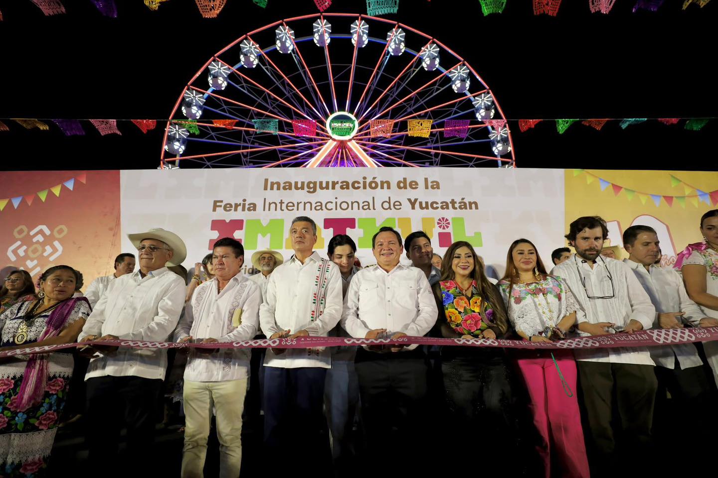 Inaugura Gobernador Joaquín Díaz Mena la Feria Internacional Yucatán Xmatkuil 2024