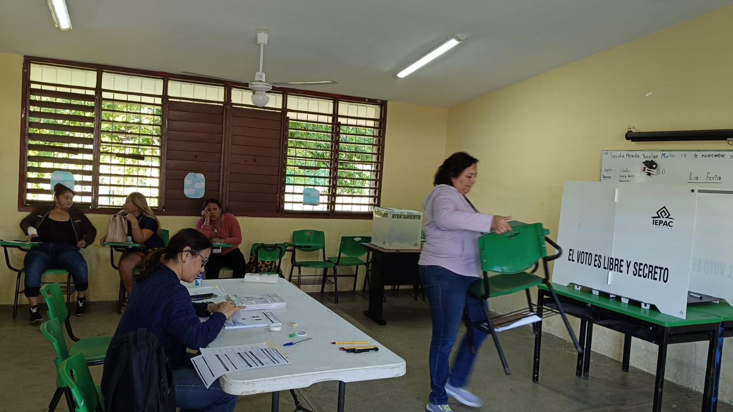 En una jornada tranquila y con alta participación se desarrolla la elección de comisarios en Mérida.