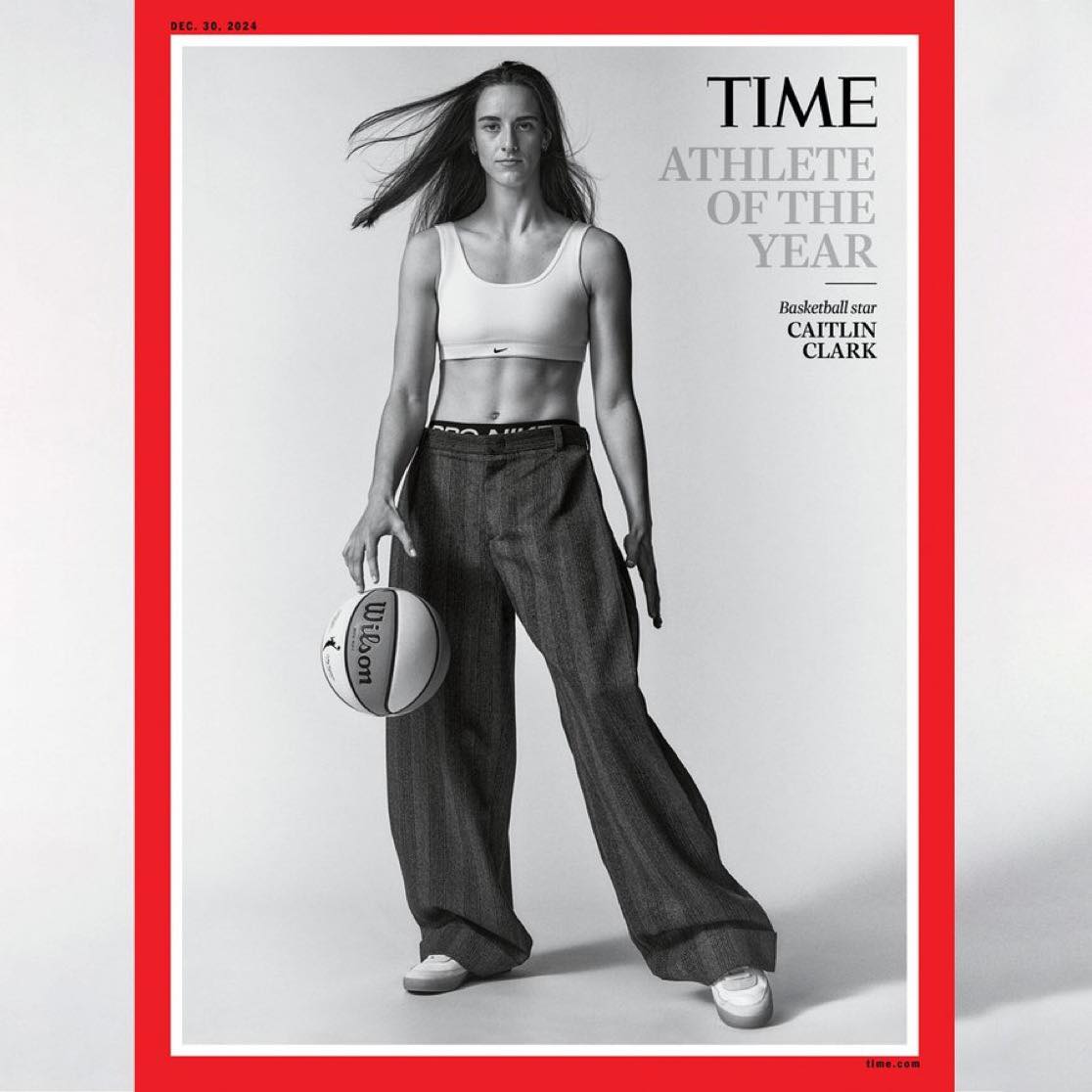 Caitlin Clark es la Atleta del Año 2024 de la revista Time.