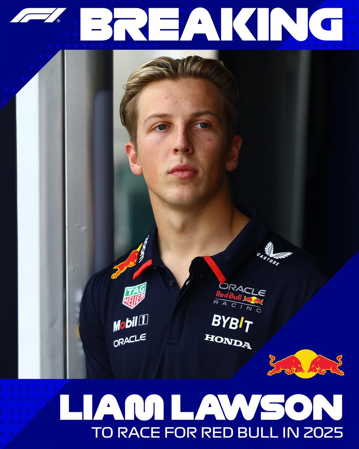 Liam Lawson correrá para Red Bull en 2025.