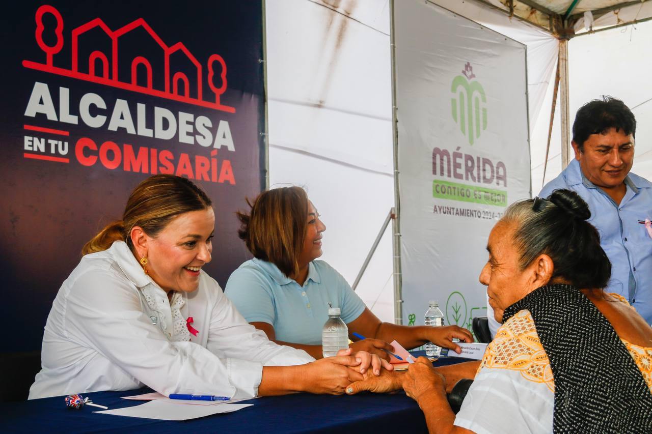 Va Cecilia Patrón con paso firme para reducir la pobreza en Mérida.