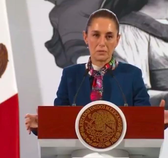 La presidenta Claudia Sheinbaum hizo un llamado a no usarse los espacios públicos.