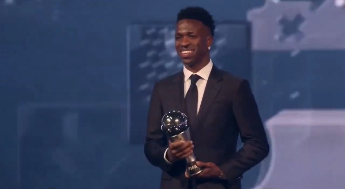 Vinícius Jr gana el premio The Best de la FIFA