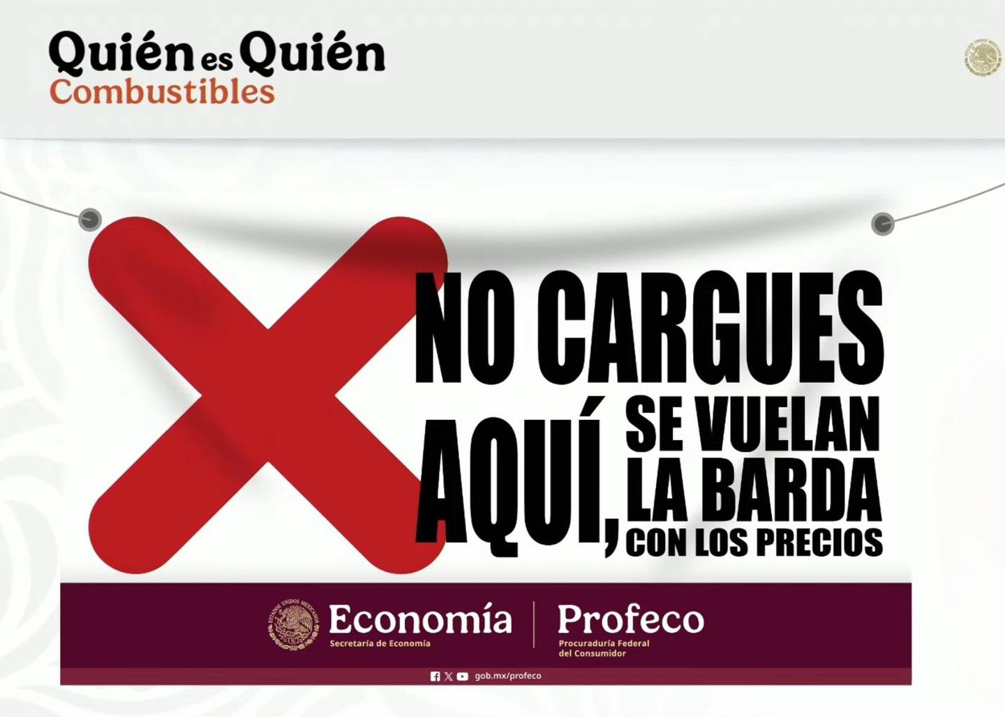 “Se vuelan la barda”: Profeco colocará mantas en gasolineras con precios elevados