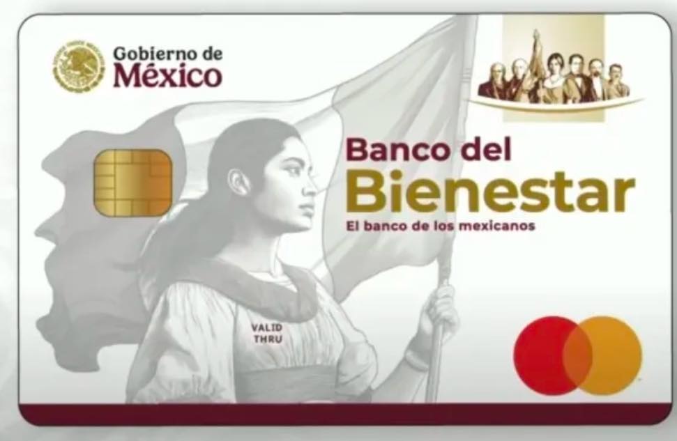 Así luce la nueva tarjeta del Banco del Bienestar 2025.