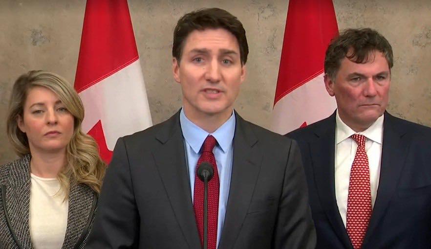 Trudeau y Sheinbaum acuerdan trabajar de forma conjunta contra los aranceles de Trump