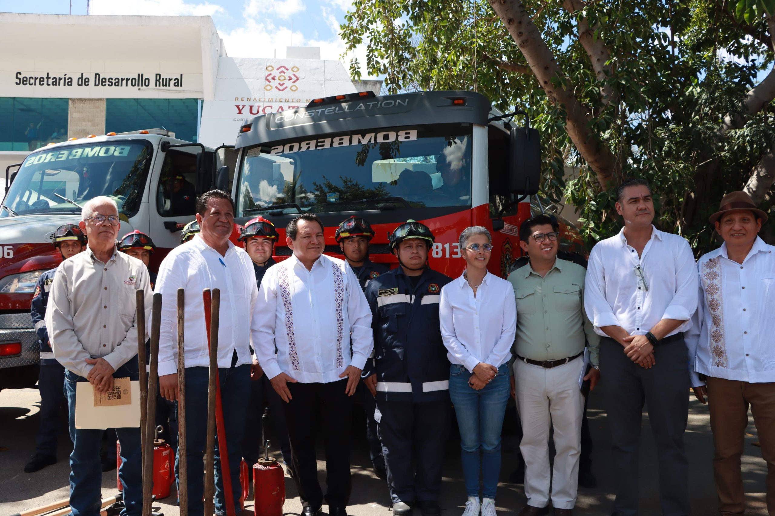 Yucatán preparado para prevención y combate de incendios.