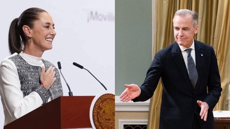 Sheinbaum felicita a Mark Carney por su nombramiento como primer ministro de Canadá